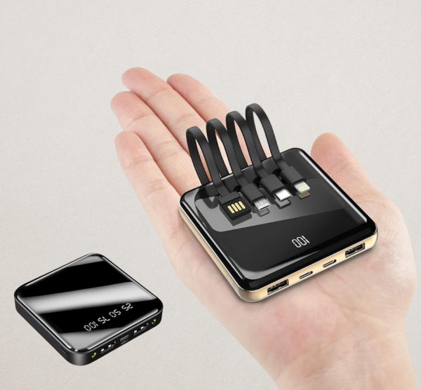 Batterie Externe Câble intégré 10000mAh Power Bank – Image 2