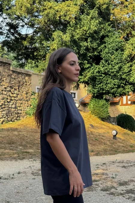 T-shirt Oversize - Graphic Black (Coton peigné ultra-doux 230 GSM)